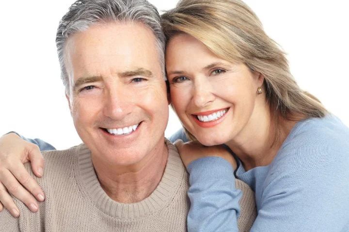 Happy Couple with Dental Implants