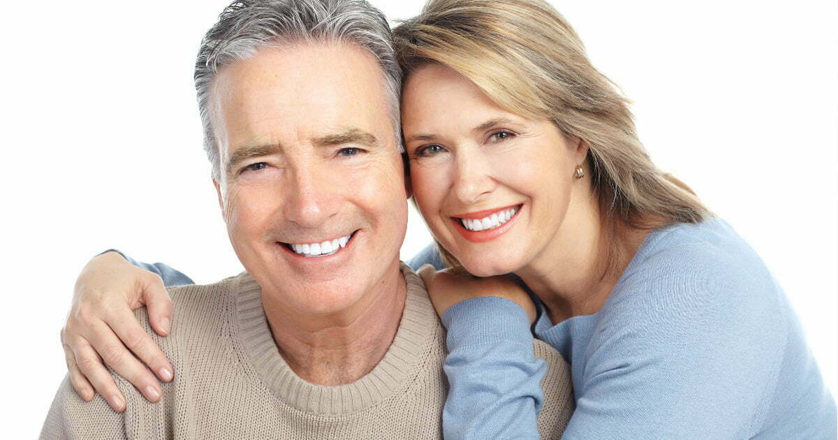 Happy Couple with Dental Implants